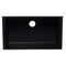 Alfi Brand Black 33" Sgl Bowl Undermount Granite Composite Kitchen Sink AB3322UM-BLA - alternate 9